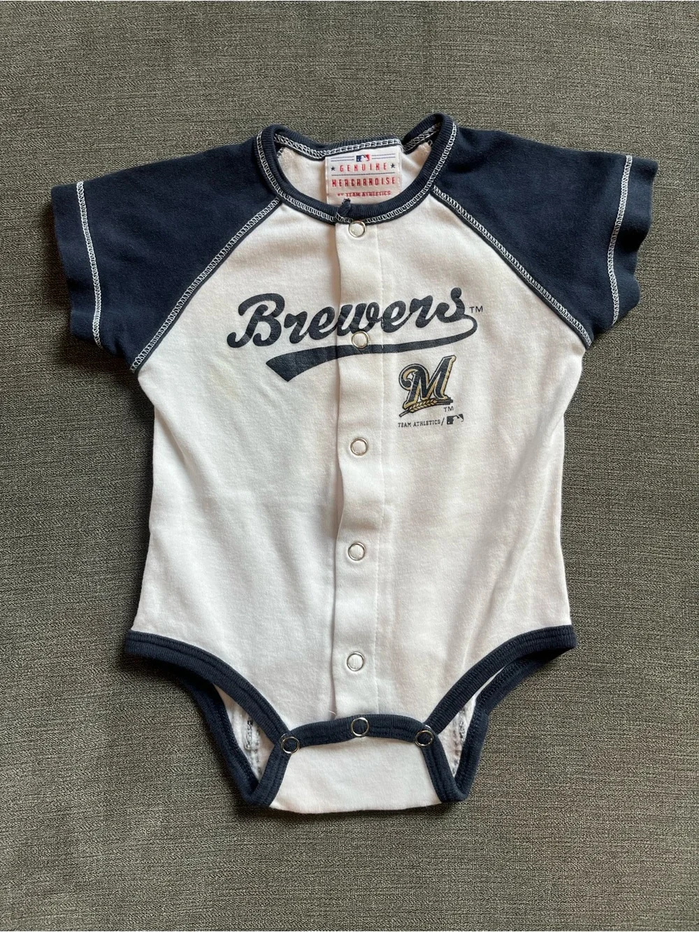 Mixed Brand Baby Boy’s 6-9 Month Wisconsin Onesies